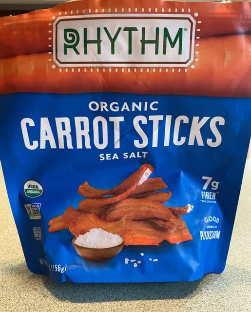 Rhythm Organic Carrot Sticks Sea Salt