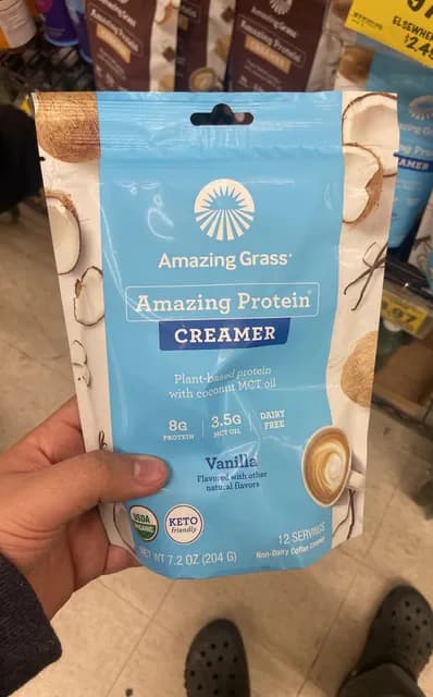 Amazing Grass Vanilla Amazing Protein Creamer
