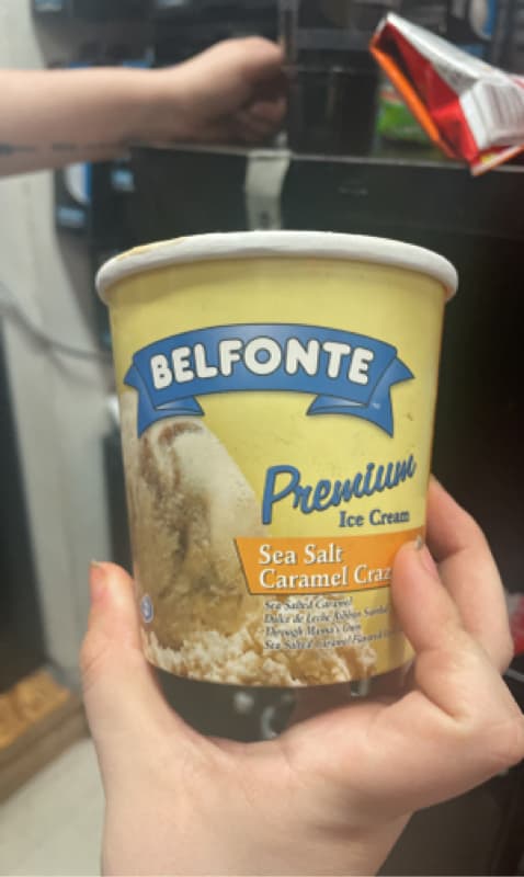 Belfonte Sea Salt Caramel Craze Premium Ice Cream