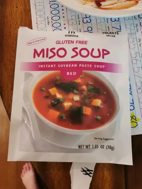 Mishima Miso Soup Red Instant Soybean Paste Soup