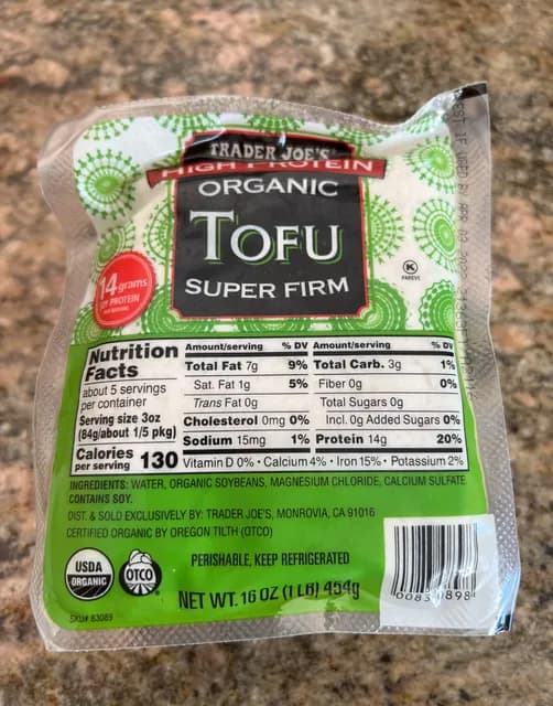 Trader Joe’S Organic Tofu