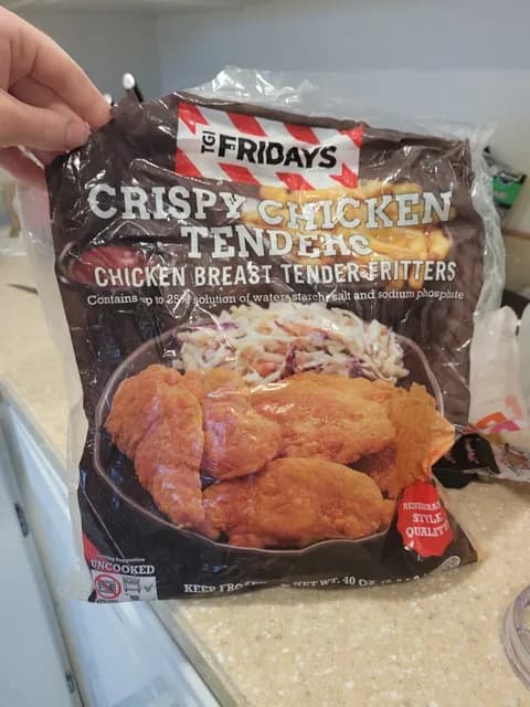 Tgi Fridays Crispy Chicken Tenders Chicken Breast Tender Fritters