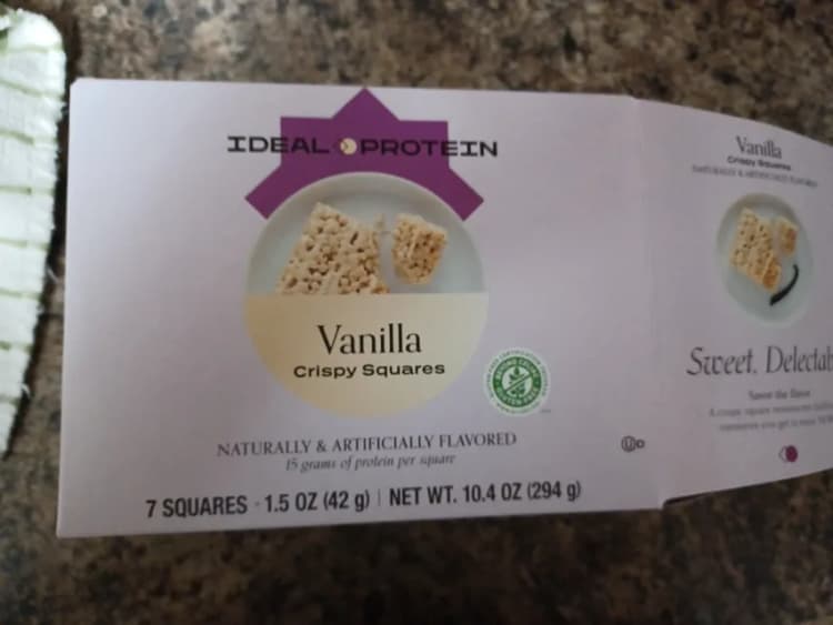 Ideal Protein Vanilla Squares