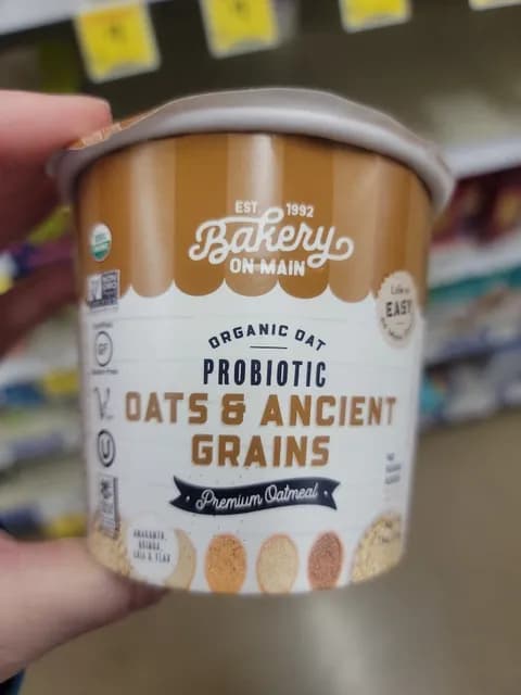 Bakery On Main Organic Probiotic Oats & Ancient Grains Premium Oatmeal