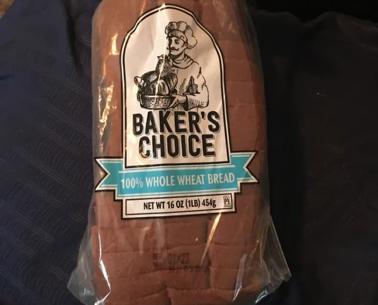Baker'S Choice 100% Whole Wheat Bread