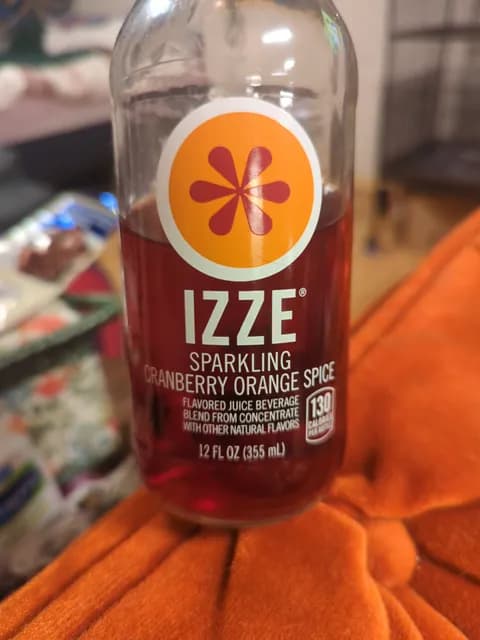 Izze Sparkling Cranberry Orange Spice Juice
