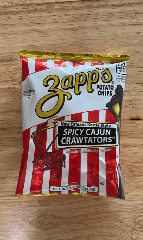Zapp'S Spicy Cajun Crawtators Potato Chips