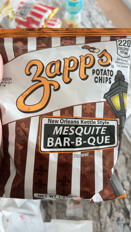 Zapp'S Mesquite Bar-B-Que Flavored Potato Chips