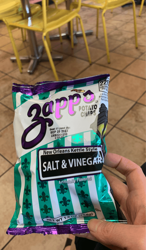 Zapp'S New Orleans Kettle Style Salt & Vinegar Potato Chips