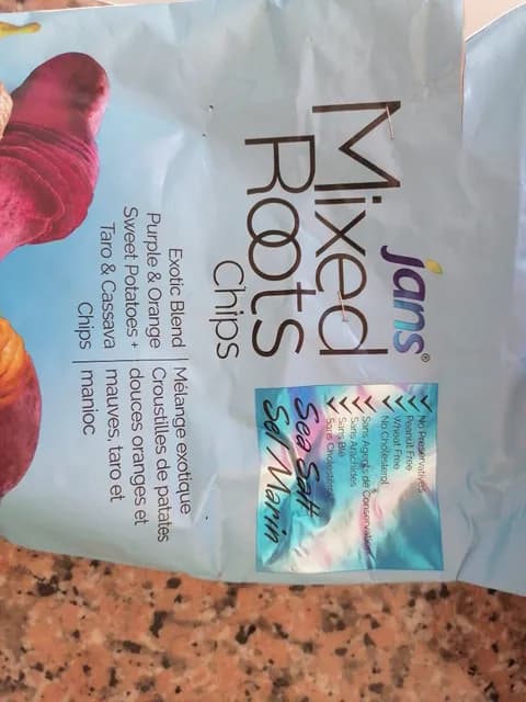 Jans Mixed Roots Sea Salt Chips