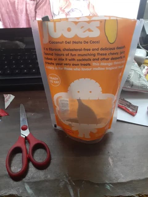 Jubes Mango Flavor Ready To Eat Coconut Gel (Nata De Coco
