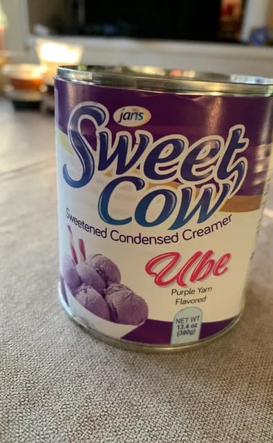 Jans Sweet Cow Condensed Creamer Ube Flavored
