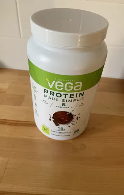Vega Plant-Based Protein Made Simple Dark Chocolate Flavored Drink Mix