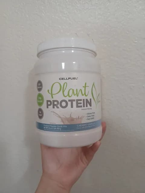 Cellfuel Plant Protein Powder Drink Mix Creamy Vanilla