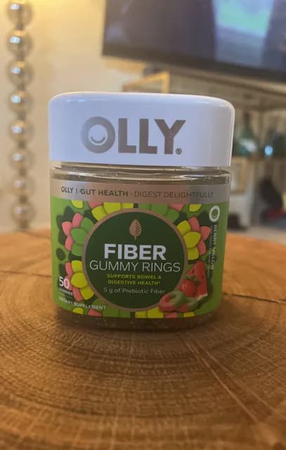 Olly Berry Melon Fiber Gummy Rings 50 Gummies