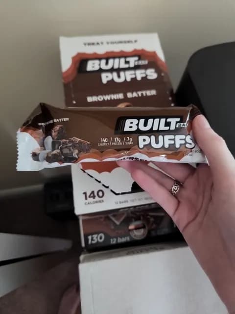 Built Puffs Brownie Batter Bar