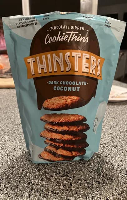 Thinsters Dark Chocolate Coconut Cookie