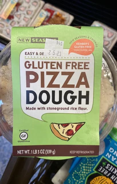 New Seasons Kember'S Gluten Free Pizza Dough