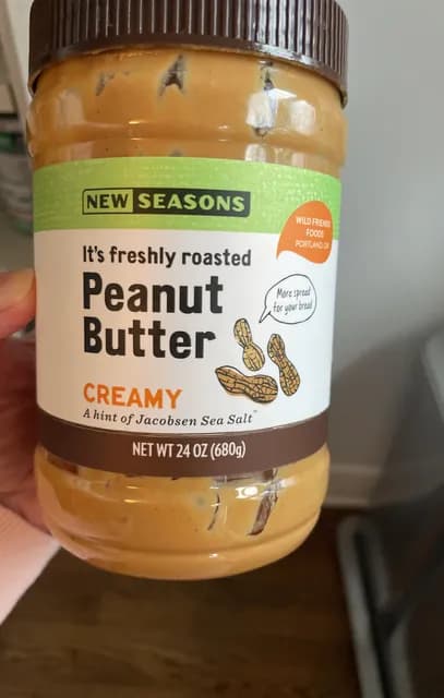 New Seasons Wild Friends Foods Creamy Peanut Butter