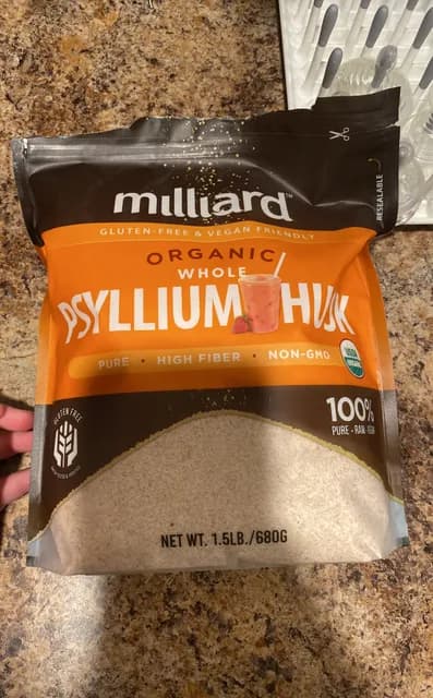 Milliard Organic Whole Psyllium Husk