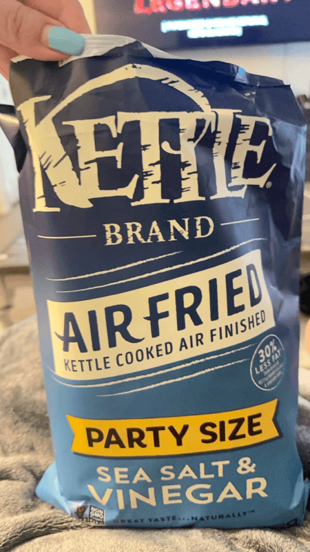Kettle Brand Air Fried Sea Salt & Vinegar Potato Chips