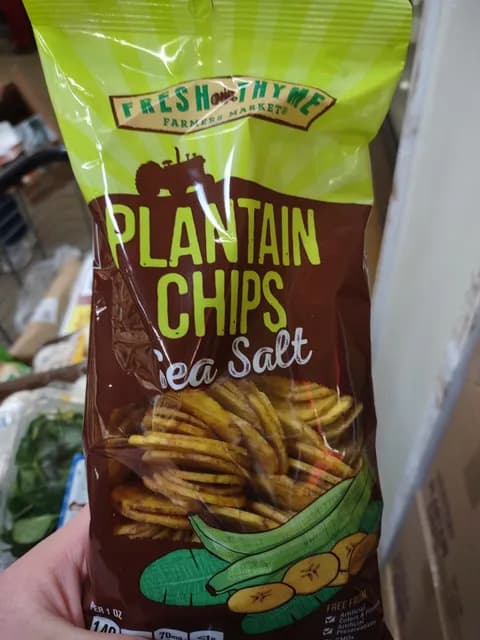 Fresh Thyme Farmers Market Sea Salt Plantain Chips