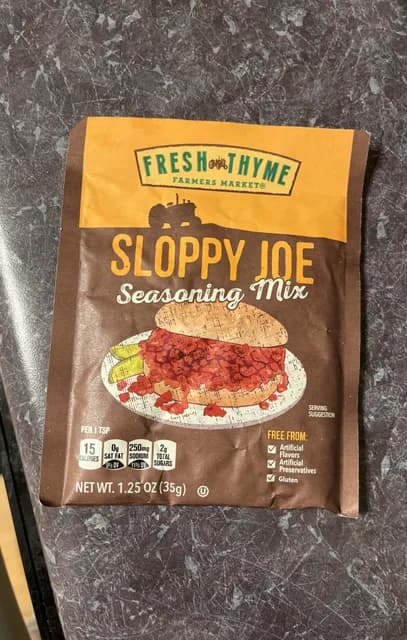 Fresh Thyme Farmers Market Sloppy Joe Seasoning Mix