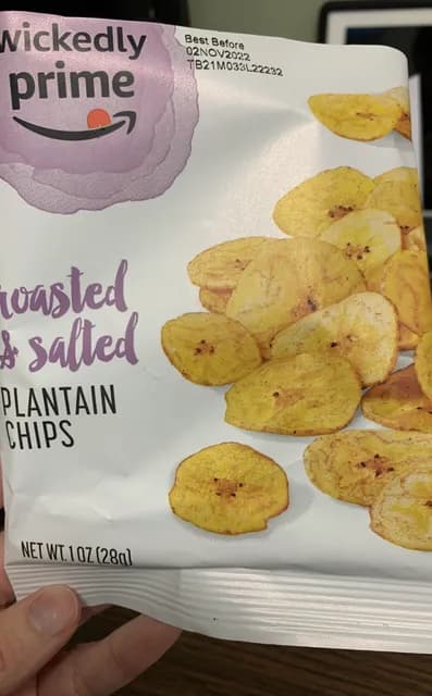 Wickedly Prime Roasted & Salted Plantain Chips