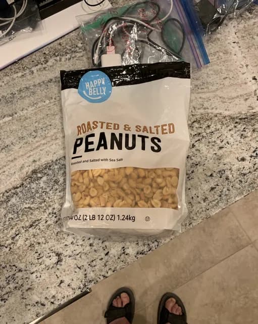 Happy Belly Roasted & Salted Peanuts With Sea Salt