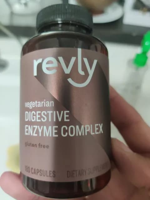 Revly Vegetarian Digestive Enzyme Complex 180 Capsules