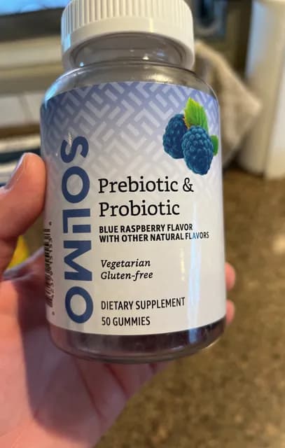 Solimo Prebiotic & Probiotic Blue Raspberry Flavor