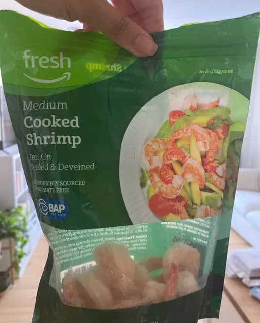 Fresh Brand Medium Cooked Shrimp Tail On Peeled & Deveined