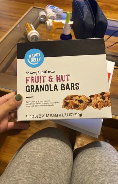 Happy Belly Chewy Trail Mix Fruit & Nut Granola Bars