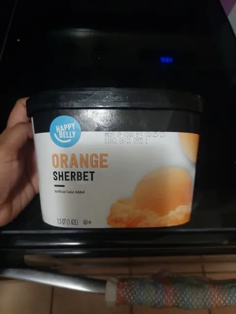 Happy Belly Orange Sherbet