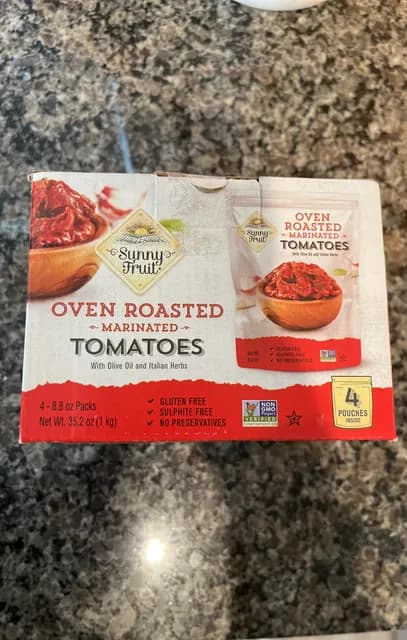 Sunny Fruit Oven Roasted Marinated Tomatoes With Olive Oil And Italian Herbs