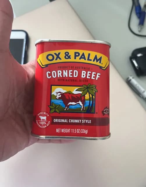 Ox & Palm Corned Beef Original Chunky Style