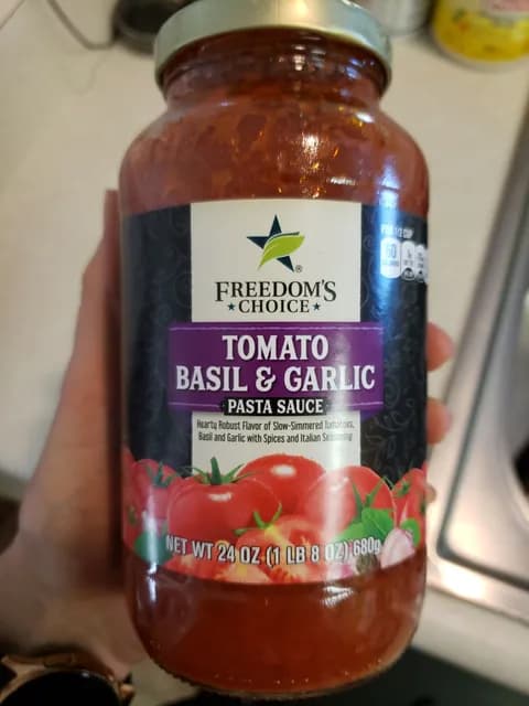 Freedom'S Choice Tomato Basil & Garlic Pasta Sauce