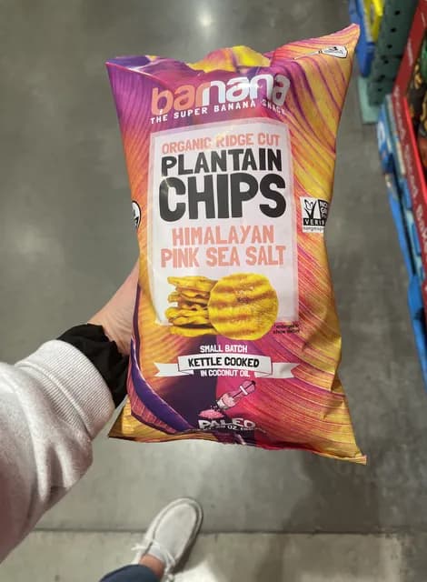 Is it Added Sugar Free? Barnana Organic Ridge Cut Plantain Chips Himalayan Pink Sea Salt