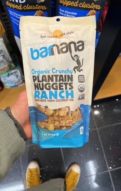 Barnana Organic Crunchy Plantain Nugget Ranch