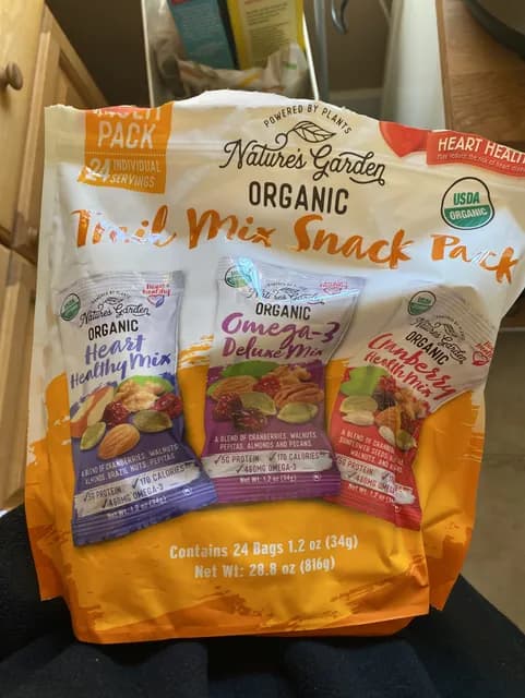 Nature'S Garden Organic Trail Mix Snack