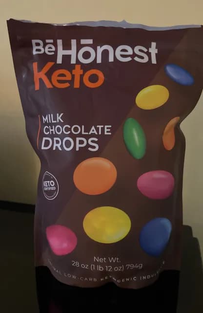 Behonest Keto Milk Chocolate Drops