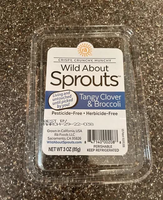 Wild About Sprouts Tangy Clover & Broccoli