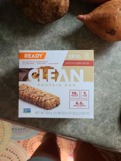 Ready Clean Protein Bar, Chocolate Peanut Butter