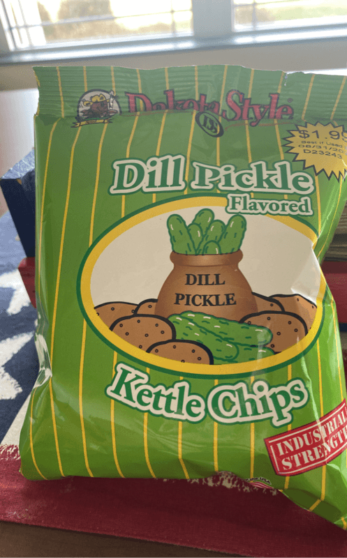 Dakota Style Dill Pickle Flavored Kettle Chips
