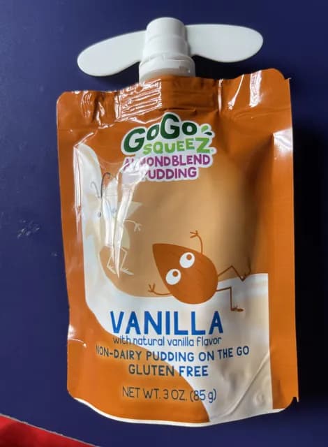 Gogo Squeez Almond Blend Pudding Vanilla Flavor