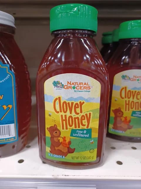 Natural Grocers Raw & Unfiltered Clover Honey
