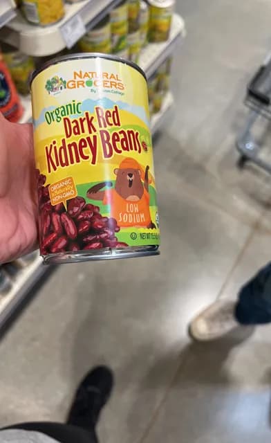 Natural Grocers Low Sodium Organic Dark Red Kidney Beans