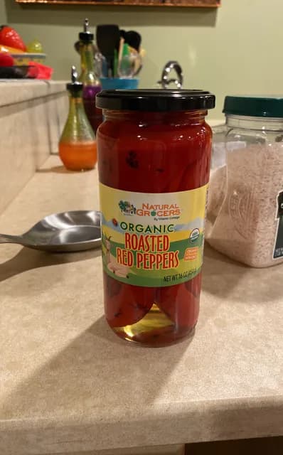 Natural Grocers Organic Roasted Red Peppers