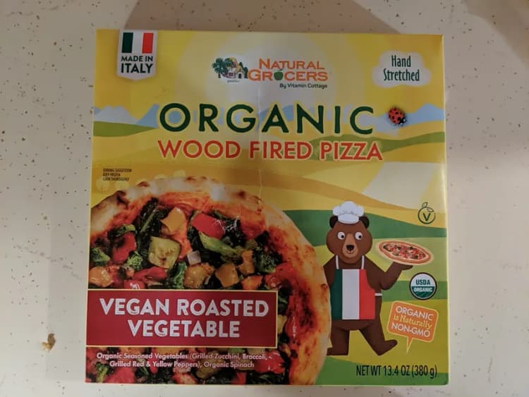 Natural Grocers By Vitamin Cottage Vegan Roasted Vegetable Wood Fired Pizza
