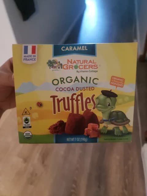 Natural Grocers Organic Cocoa Dusted Caramel Truffles